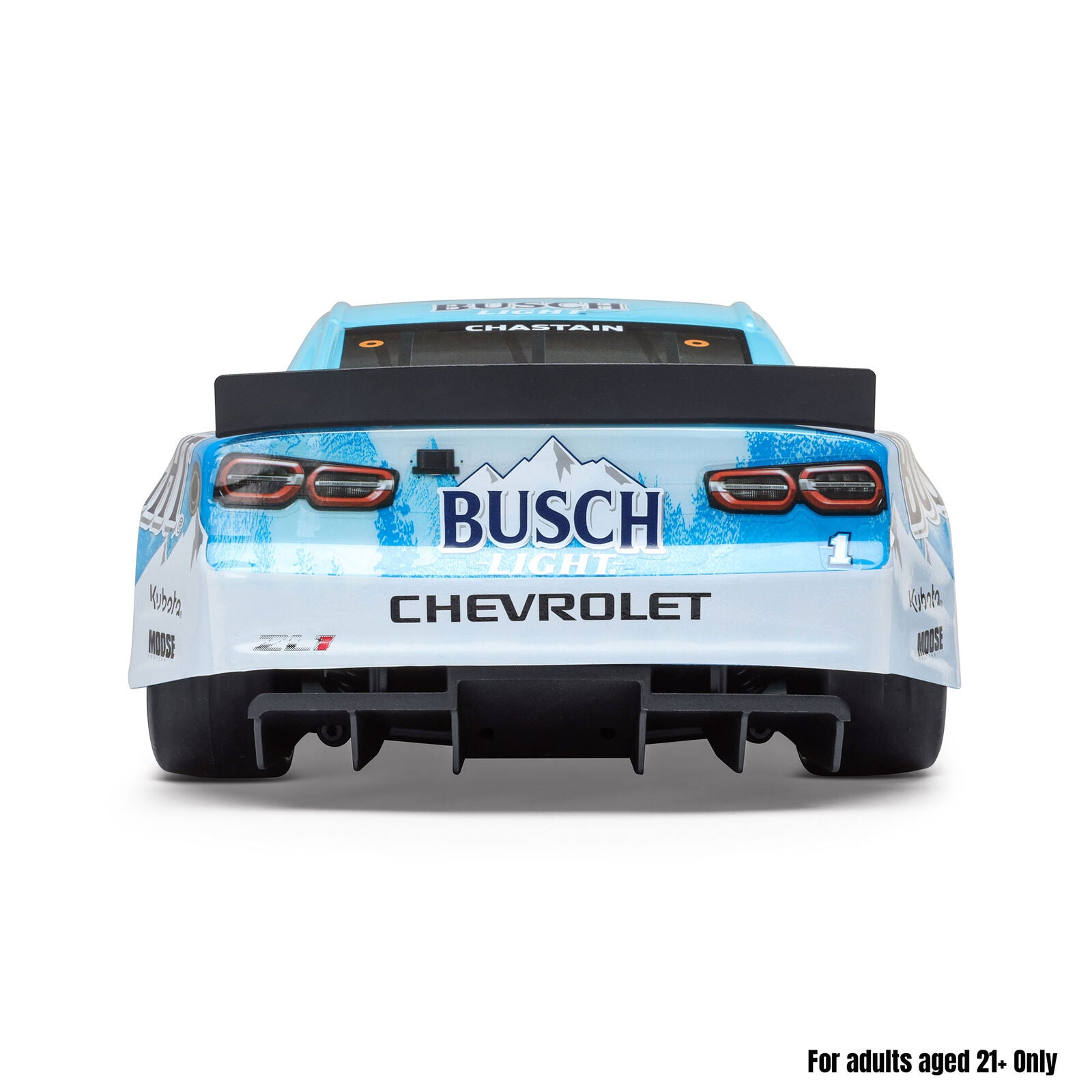 Losi 1/12 NASCAR RC Race Car Ross Chastain No. 1 Busch Light 2025 Chevrolet Camaro ZL1 2S AWD RTR Brushed On-Road (Battery & Charger Included)